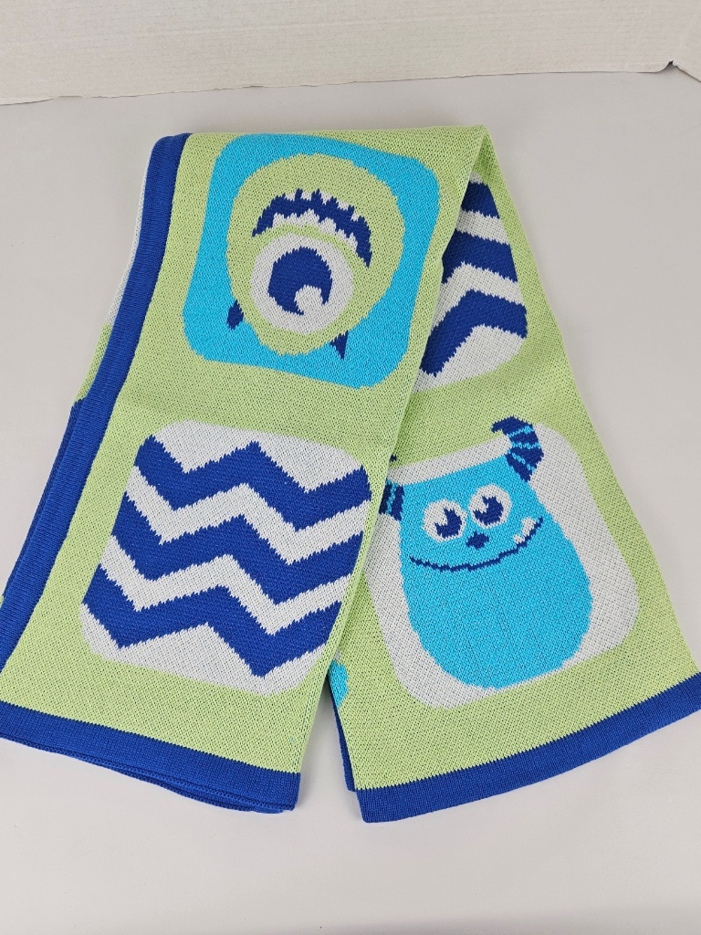 Monsters, Inc. Knit Blanket-Green by Disney Baby